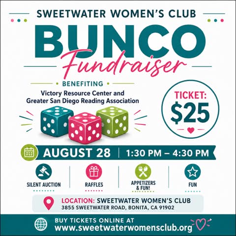 Bunco Fundraiser - August 28, 2026